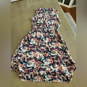 Simply Vera by Vera Wang, Floral print, sleeveless dress, size small